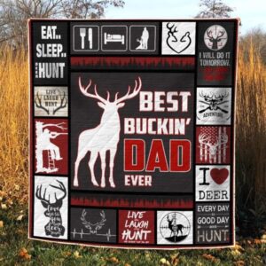 Hunting Quilt Blanket Ver 63  Quilt